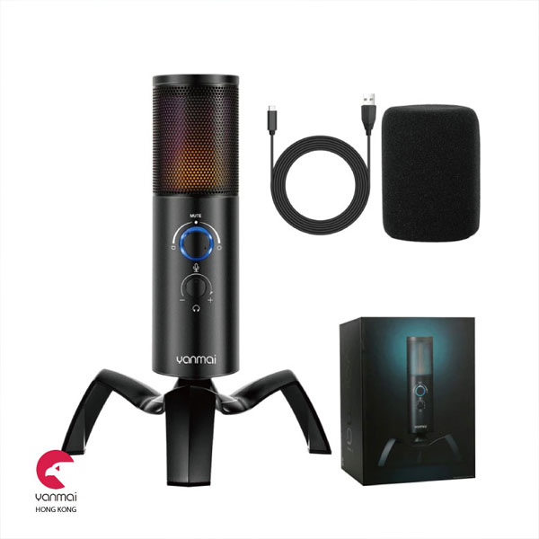 میکروفن استودیویی یانمای Yanmai Q18 و محتوای جعبه