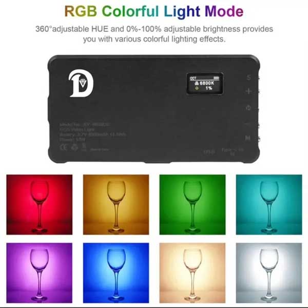 نور ثابت فلات ال ای دی ار جی بی Diamond KY-BK0926 LED RGB و مشخصات فنی