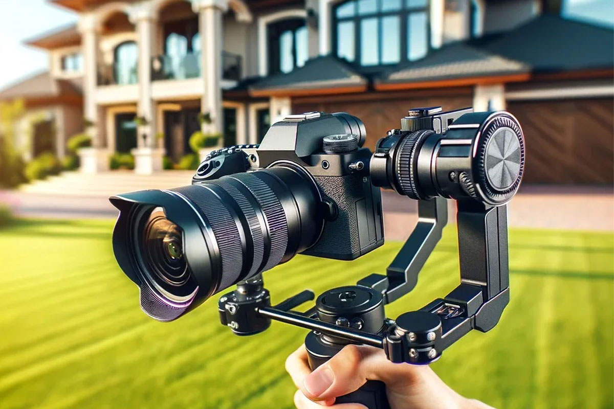 گیمبال دست دوم در دست فیلمبردار