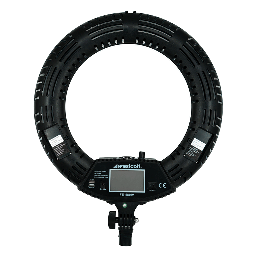 رينگ لايت وسکات Westcott FE-480IV Ring Light + پایه — تصویر 1