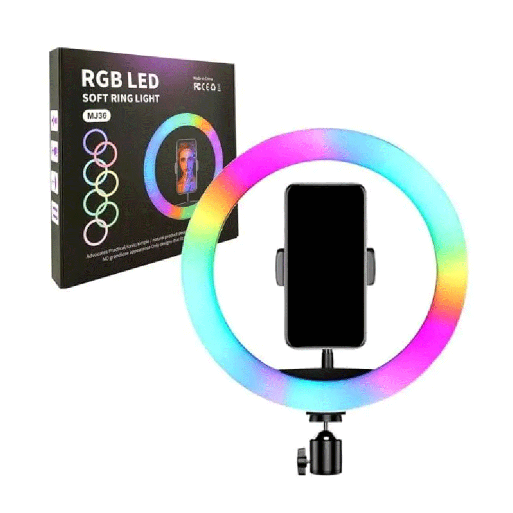 رینگ لایت Ring Light MJ36 RGB — تصویر 1