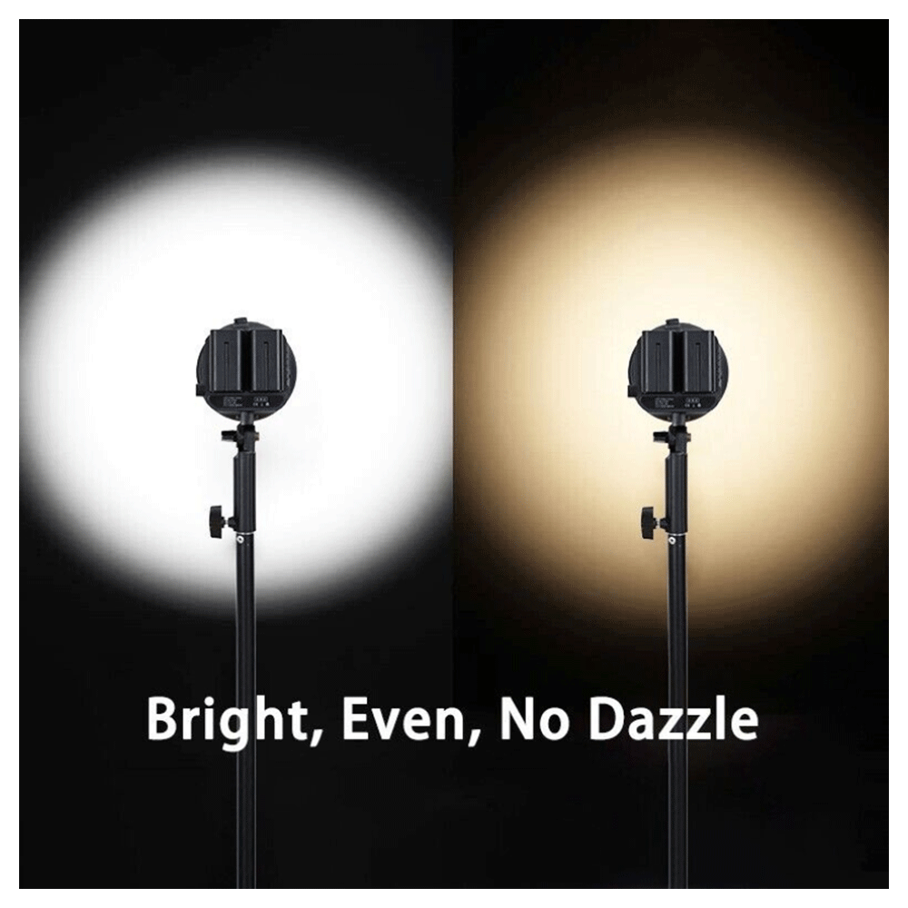 نور ثابت ال ای دی  Zsyb CL-80W Bi-Color LED Video Light — تصویر 3