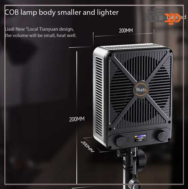 ویدئولایت آراروکس Ararox G230W COB و تنظیمات و ابعاد