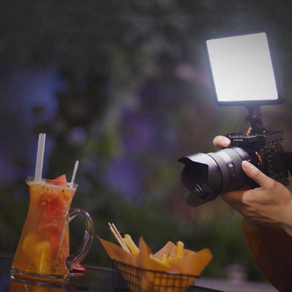 نور ثابت ال ای دی گودکس Godox LDP8BI Bi-Color LED روی دوربین 