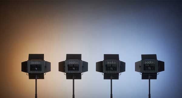 نور ثابت ال ای دی Godox LDX50Bi Bi-Color LED و نمای پشتی