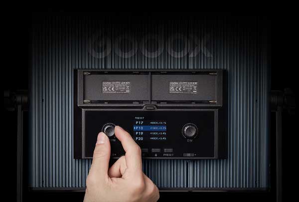 نور ثابت ال ای دی Godox LDX50Bi Bi-Color LED و تنظیمات