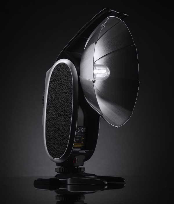 فلاش دوربین گودکس Godox Lux Senior Retro Camera Flash و نمای جانبی