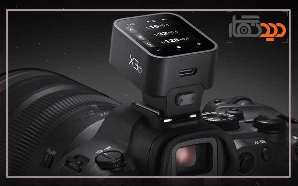 فرستنده گودکس Godox X3 S TTL Sony Sender روی دوربین 