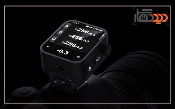 فرستنده گودکس Godox X3 S TTL Sony Sender روی دوربین 
