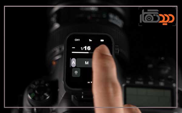 فرستنده گودکس Godox X3 S TTL Sony Sender روی دوربین و تنظیمات عکاس