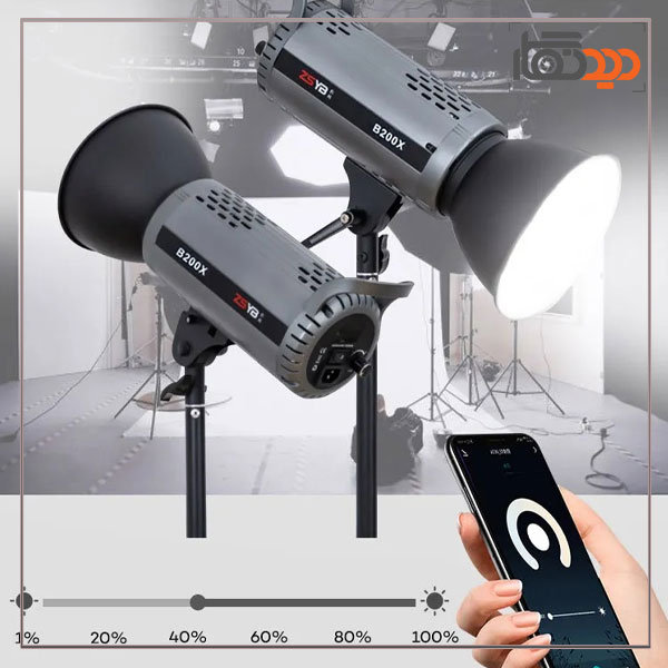 نور ثابت ال ای دی Zsyb B200X Bi-Color Video Light و کاربری