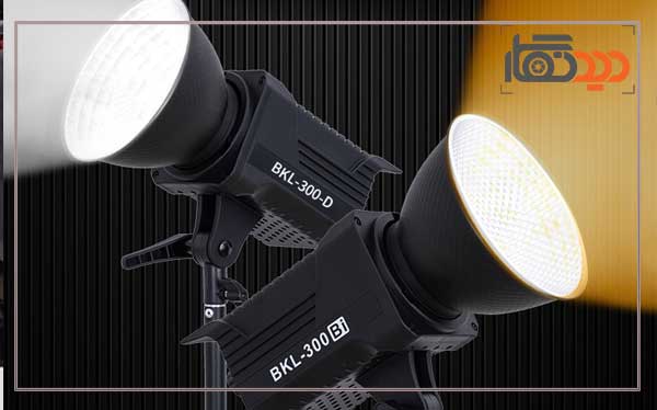 نور ثابت ال ای دی Zsyb BKL-300 Bi-Color LED Video Light و نورپردازی