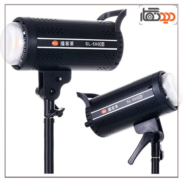 نور ثابت ال ای دی Zsyb BKL-SL500Bi Video Light و نمای جانبی