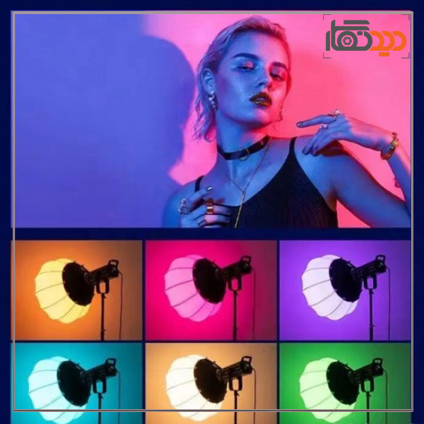 نور ثابت ال ای دی Zsyb LED Y500RGB Bi-color Video Light و دامنه رنگی 