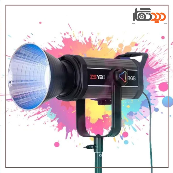 نور ثابت ال ای دی Zsyb LED Y500RGB Bi-color Video Light و نمای جانبی