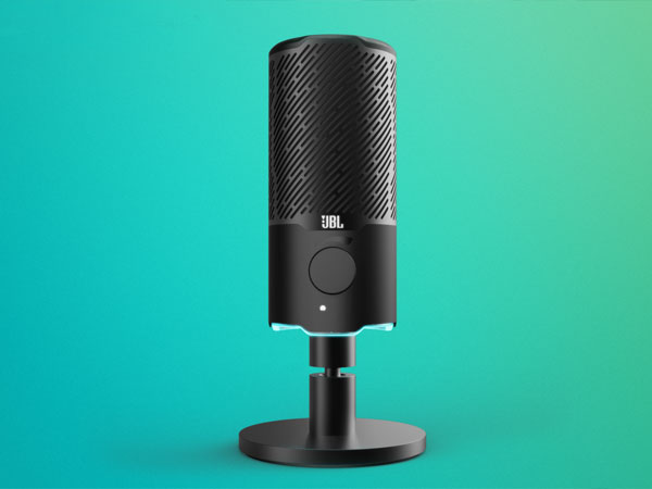 میکروفون استودیویی جی بی ال JBL Quantum Stream و نمای روبرو