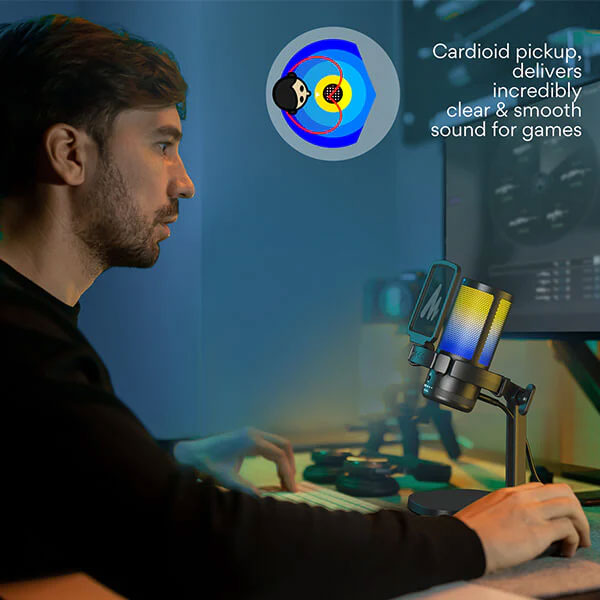 میکروفون استودیویی مائونو Maono DGM20 RGB و مشخصات فنی