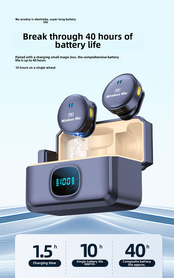 میکروفون بی سیم آراروکس Ararox Q8 Type-C Wireless Microphone و مشخصات فنی