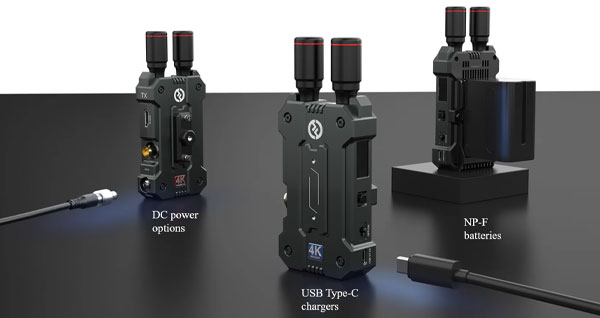 وایرلس تصویر هالی لند Hollyland Mars 4K Wireless Video Transmission System و اتصالات