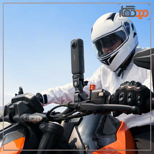 دوربین اینستا 360 Insta360 X4 360 8K Camera Motorcycle Kit و تصویربرداری با موتور
