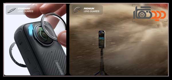 دوربین اینستا 360 Insta360 X4 360 8K Camera Motorcycle Kit و ضد خش