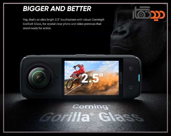 دوربین اینستا 360 Insta360 X4 360 8K Camera Motorcycle Kit و تصویربرداری حرفه ای