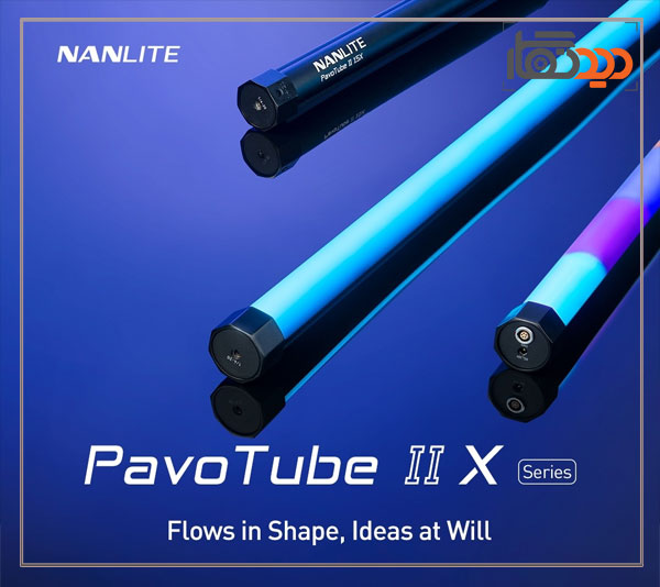 نور باتومی نانلایت پاووتیوب Nanlite PavoTube 15x II و نمای جانبی