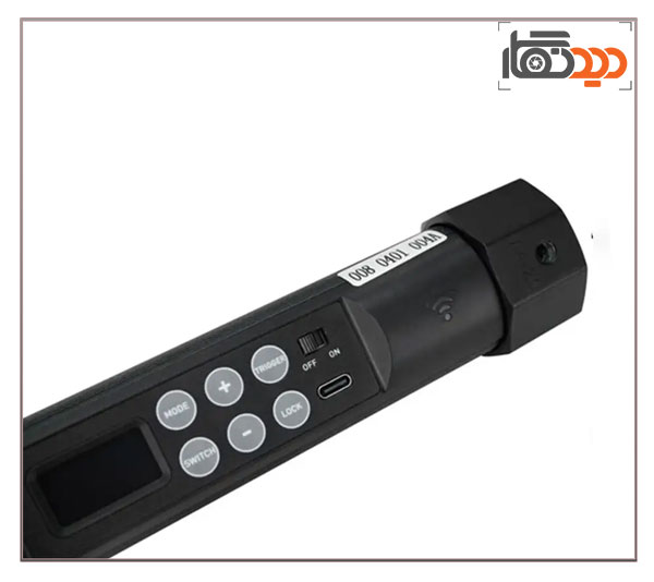 نور باتومی نانلایت کیت 2 تایی پاووتیوب Nanlite PavoTube 30x و نمای جانبی