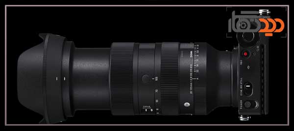 لنز سیگما Sigma 28-105mm f/2.8 DG DN Art Lens Sony E و نمای جانبی