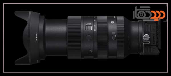 لنز سیگما Sigma 28-105mm f/2.8 DG DN Art Lens Sony E و نمای جانبی