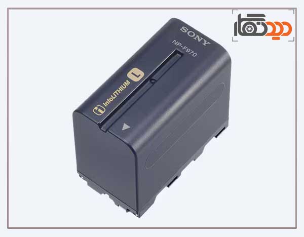 باتری دوربین سونی مدل Sony NP-F970L Battery Original و نمای جانبی