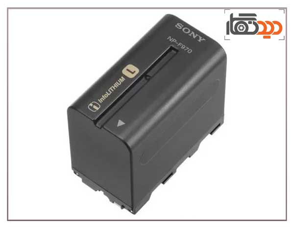 باتری دوربین سونی مدل Sony NP-F970L Battery Original و نمای جانبی