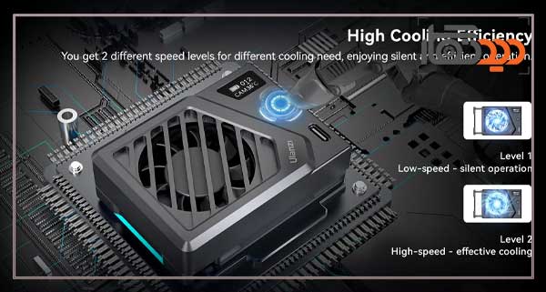 فن خنک کننده دوربین اولانزی مدل Ulanzi Camera Cooling Fan C072GBB2 و قابلیت ها