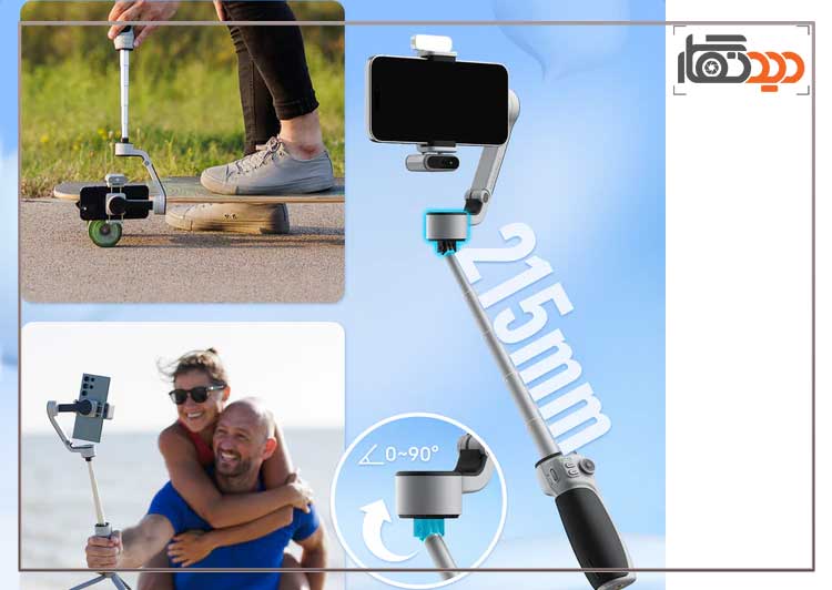 گیمبال موبایل ژیون Zhiyun CINEPEER CQ5 Gimbal for Smartphones و مشخصات فنی 