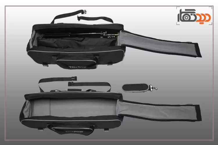 نمای داخلی و جای لوازم کیف گودکس godox-cb05 