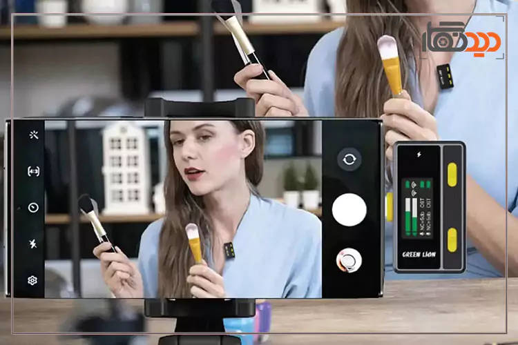 میکروفون بیسیم با کنترل گرین لاین Type-C