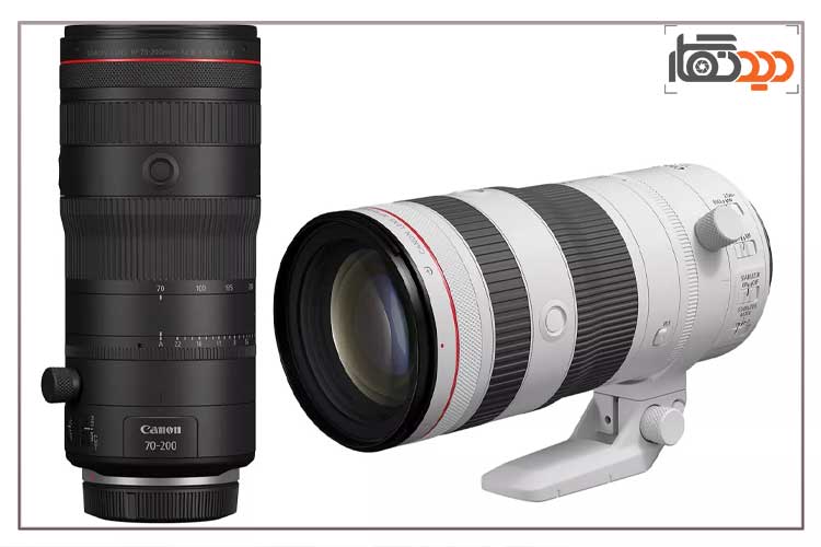 لنز کانن Canon RF 70-200mm f/2.8 L IS USM Z Lens Black و نمای جانبی