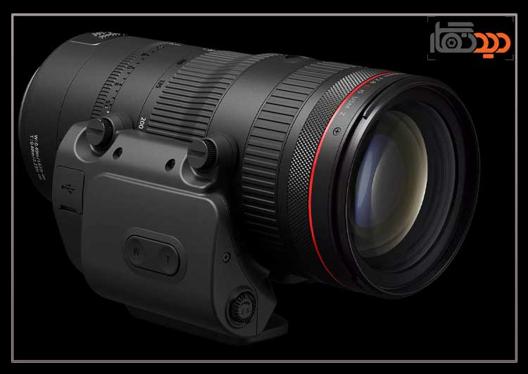 لنز کانن Canon RF 70-200mm f/2.8 L IS USM Z Lens White و نمای جانبی