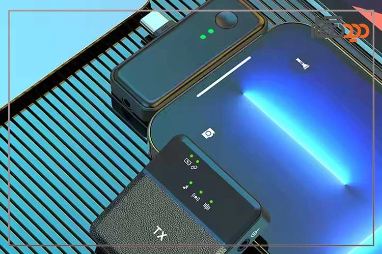 میکروفون یقه ای بی سیم دو میکروفونه مدل SX31 و اتصالات
