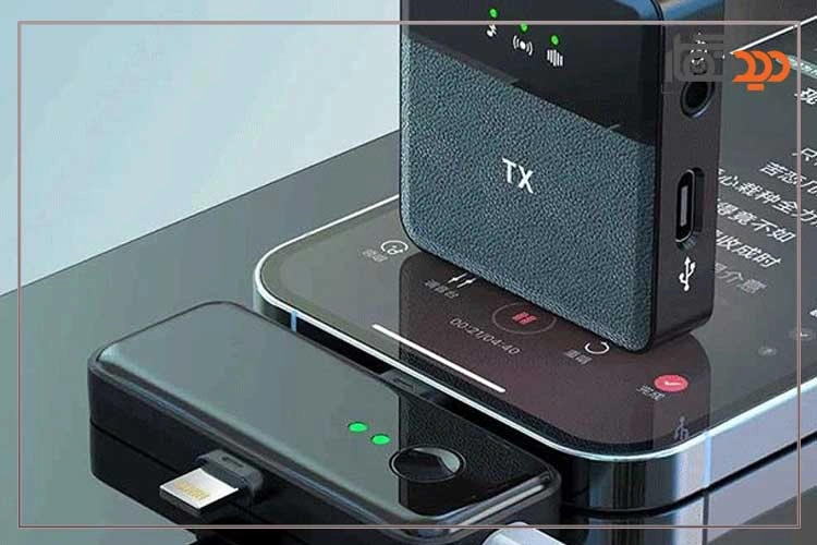 میکروفون یقه ای بی سیم دو میکروفونه مدل SX31 و اتصالات