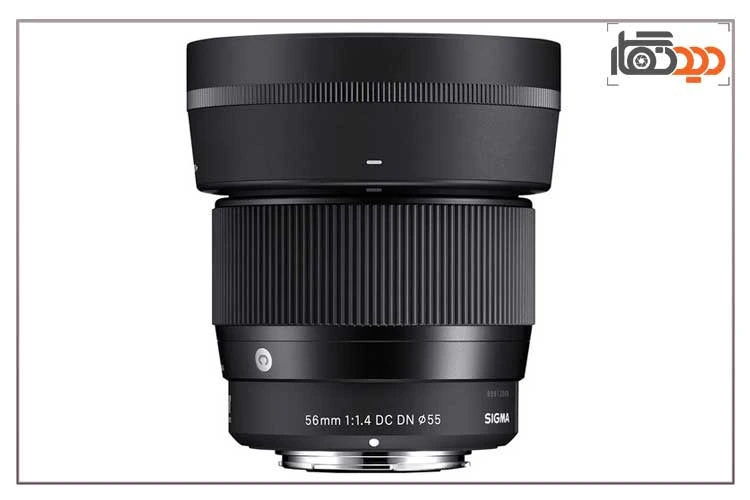 لنز سیگما Sigma 56mm f/1.4 DC DN Lens For Canon RF و نمای جانبی