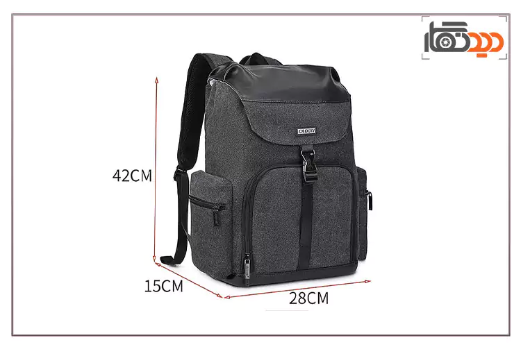 ابعاد خارجی کوله پشتی کادن Caden M8