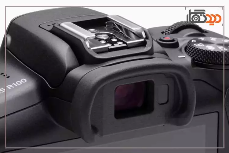 دوربین کانن r100 و نمای روبرو و نمای جانبی