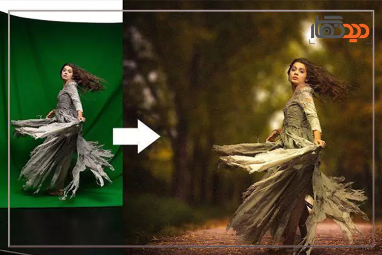 فون عکاسی سبز مورد استفاده در فتوشاپ