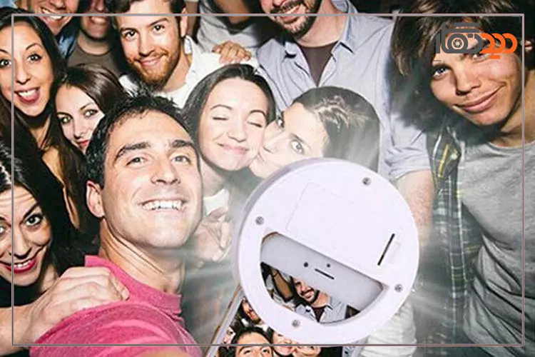 رینگ لایت موبایل و عکس سلفی