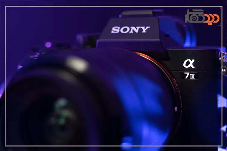 نمایی از دوربین sony a7 iii