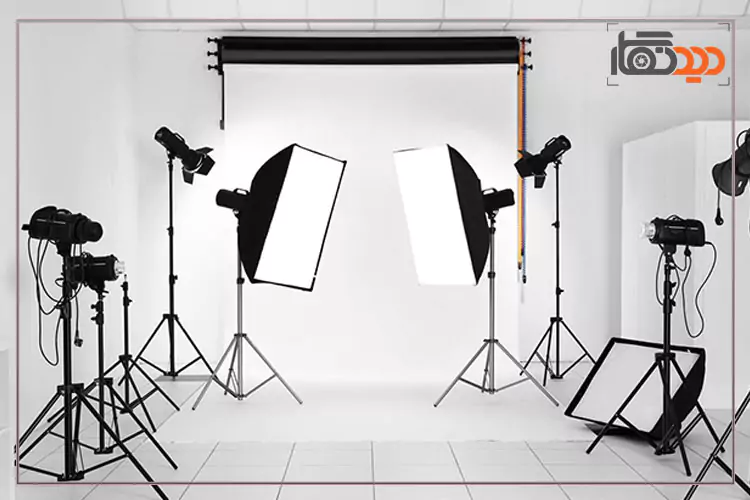 چینش نور و فلاش استودیویی