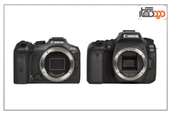 مقایسه دوربین R7 با 90D