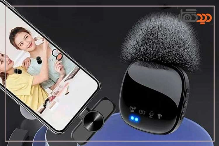 میکروفون بی سیم یقه‌ای Boss R8 Wireless Microphone و اتصالات