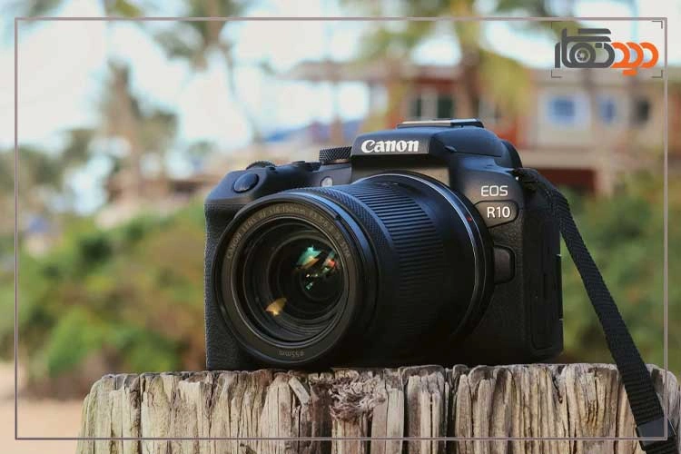 نقد و بررسی دوربین کانن R10 و نمای جانبی